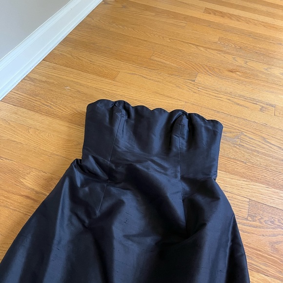 NYC DESIGNER STRAPLESS TAFFETA COCKTAIL DRESS - Picture 12 of 14